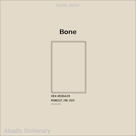 bone color